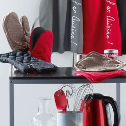 Manique de Cuisine en Silicone "Cuistot" 19cm Noir