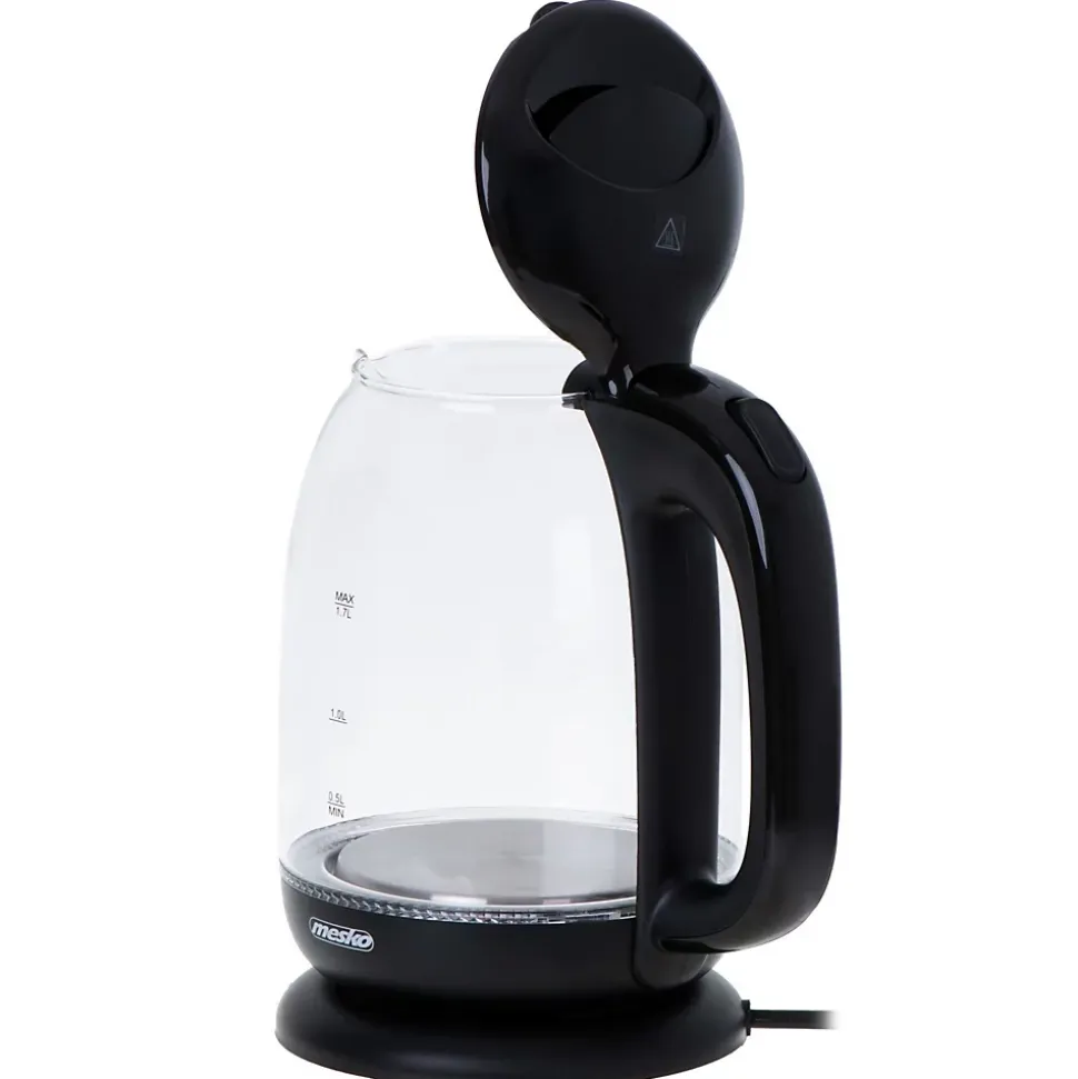 Mesko MS 1302b Bouilloire en verre 1,7 L Coloris Noire
