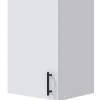 Meuble à suspendre, meuble haut de cuisine mural avec 1 porte coloris blanc brillant - hauteur 59 x longueur 40 x profondeur 34 cm