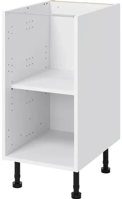 Meuble bas de cuisine avec 1 porte GoodHome Verbena chêne massif L. 40 x H. 72 cm