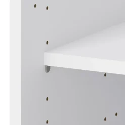 Meuble bas de cuisine avec 2 portes GoodHome Stevia blanc brillant L. 80 x H. 72 cm