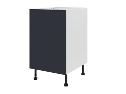 Meuble bas de cuisine avec 1 porte GoodHome Stevia bleu L. 50 x H. 72 cm