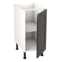 Meuble bas de cuisine avec 1 porte GoodHome Artemisia bleu L. 40 x H. 72 cm