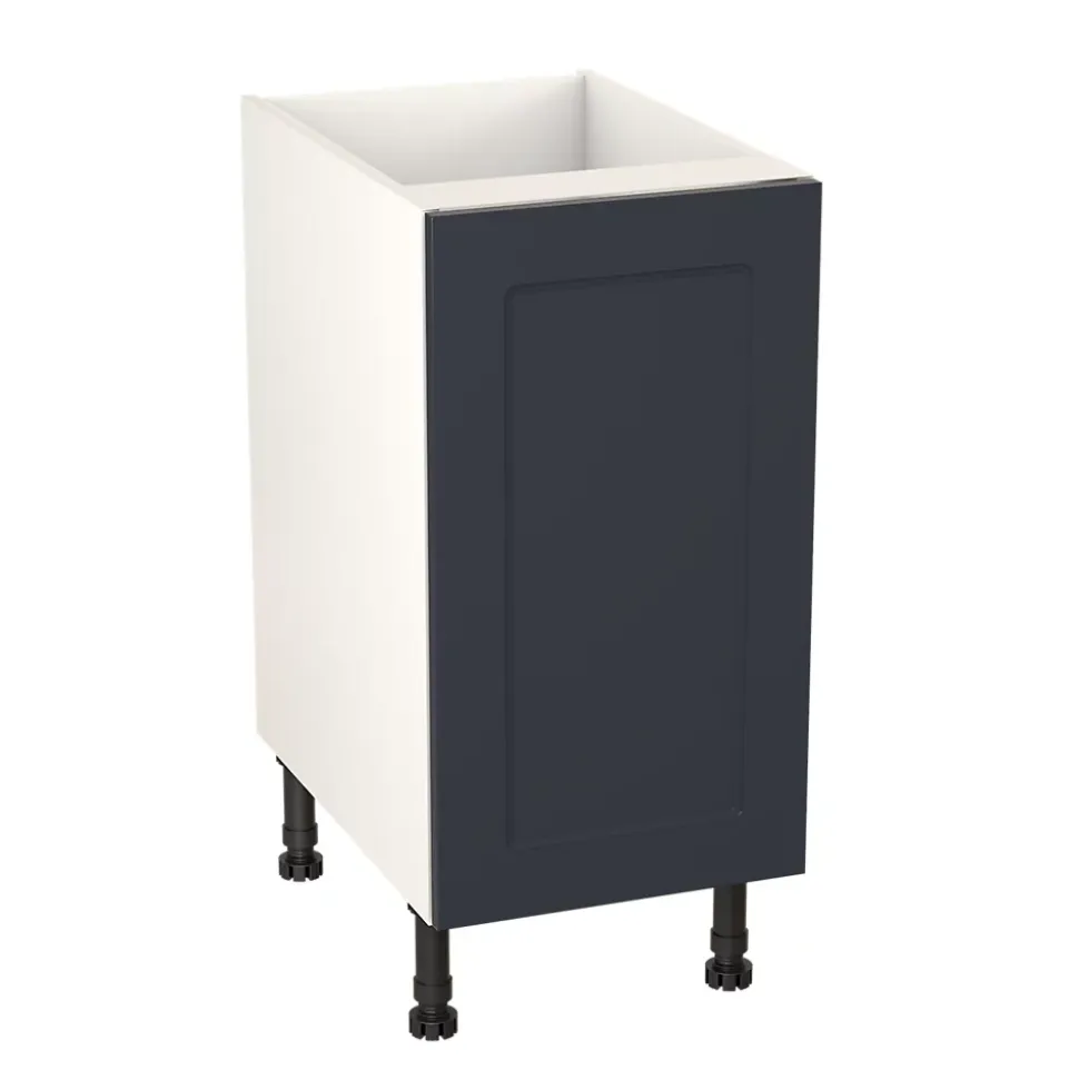 Meuble bas de cuisine avec 1 porte GoodHome Artemisia bleu L. 40 x H. 72 cm