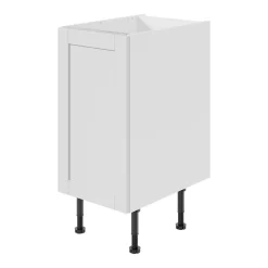 Meuble bas de cuisine avec 1 porte GoodHome Ash gris mat L. 40 x H. 72 cm