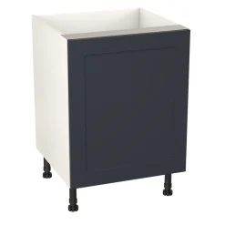 Meuble bas de cuisine avec 1 porte GoodHome Artemisia bleu L. 60 x H. 72 cm
