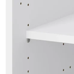 Meuble bas de cuisine avec 2 portes GoodHome Stevia blanc brillant L. 100 x H. 72 cm