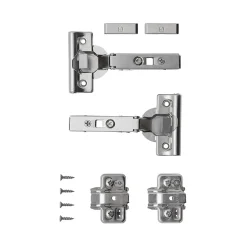 Meuble bas de cuisine avec 2 portes GoodHome Stevia blanc brillant L. 100 x H. 72 cm