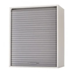 Meuble Cuisine Blanc SIMMOB L60 P35 H72 Rideau Alu