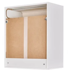 Meuble Cuisine Blanc SIMMOB L60 P35 H72 Rideau Alu