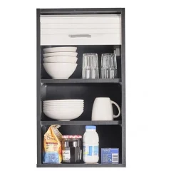 Meuble Cuisine Noir BEAUX MEUBLES 40x35x72 cm bicolore