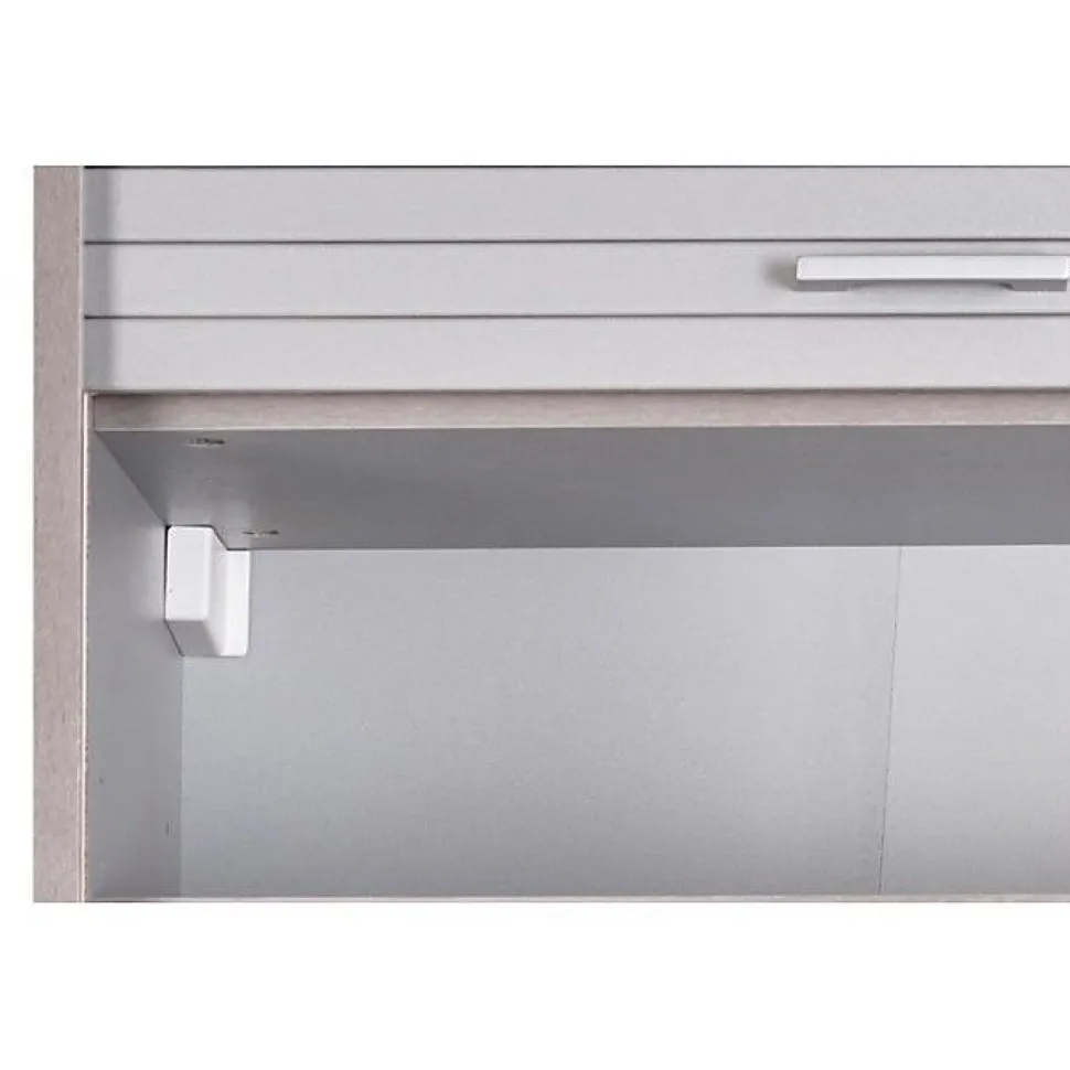 Meuble de Cuisine Alu 40 x 123.6 cm - L 40 x l 35 x H 123.6 cm