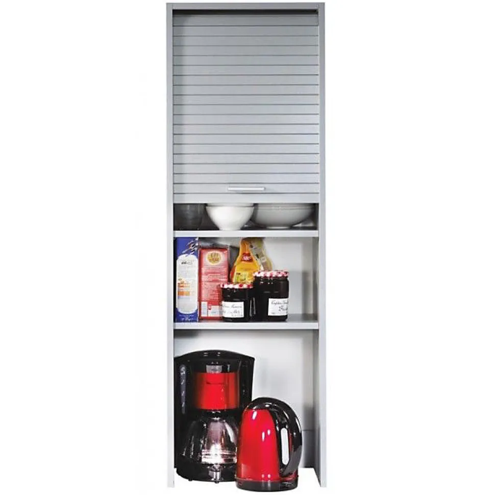 Meuble de Cuisine Alu 40 x 123.6 cm - L 40 x l 35 x H 123.6 cm