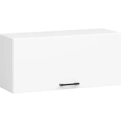 Meuble de cuisine haut AKORD W80 OLIWIA G1 modulable Blanc 80 cm 1 porte couleur Blanc 1 étagère 80x30x29 cm