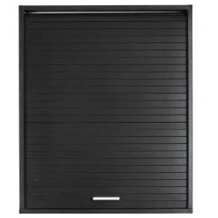 Meuble de Cuisine Noir 2 Etagères L 60 cm H 72 cm P 35 cm - L 60 x l 35 x H 72 cm