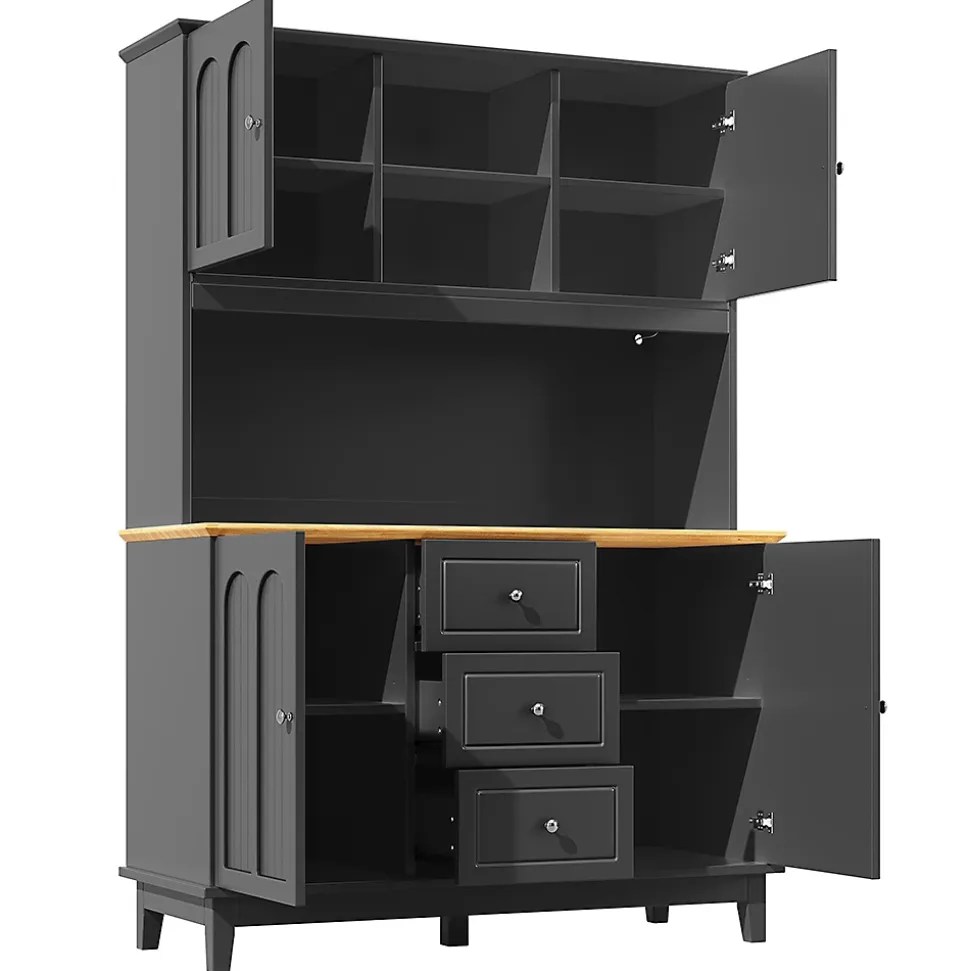 Meuble de salon haut de gamme avec éclairage LED, dimensions 120 x 40 x 180 cm, 4 portes, 3 tiroirs.