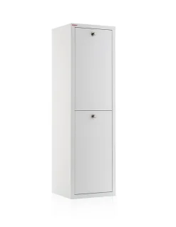 Meuble de tri LUA, 2 compartiments (40 L), blanc, design compact et fonctionnel