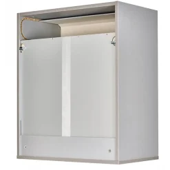 Meuble haut cuisine SIMMOB 60x72x35 cm Noir mélaminé