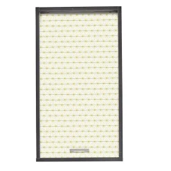 Meuble haut cuisine SIMMOB 40x35x72 cm noir rideau Ciel étoilé jaune