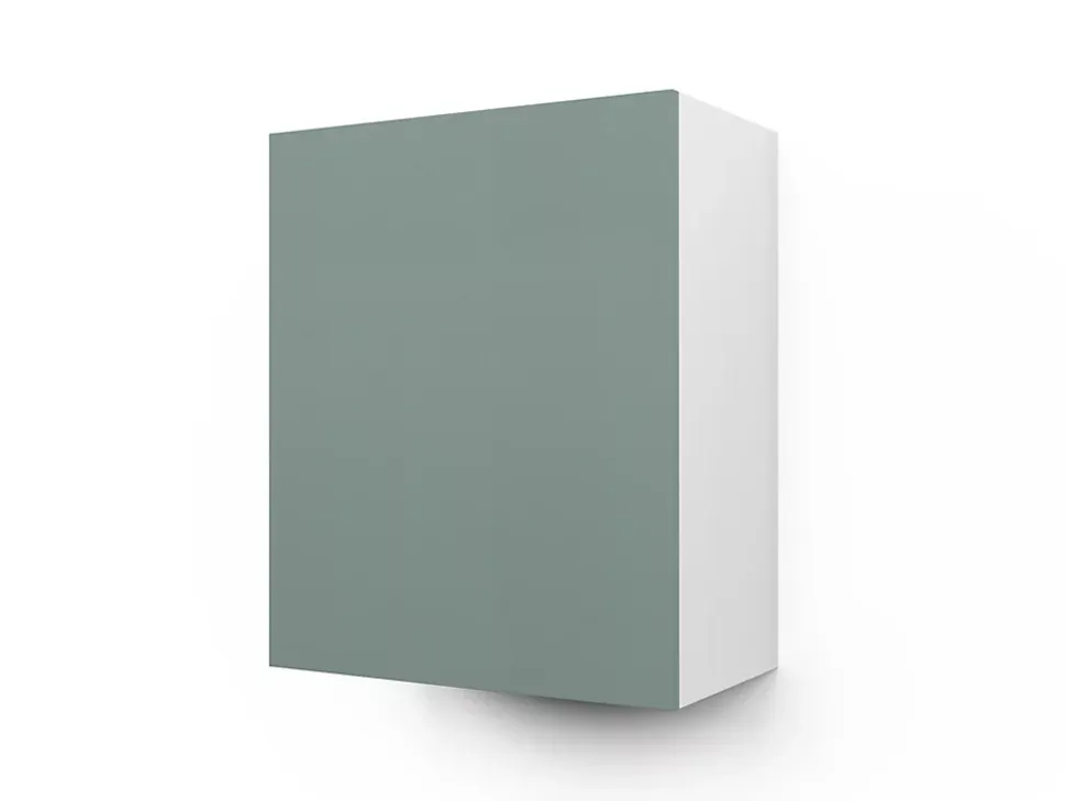 Meuble haut de cuisine avec 1 porte GoodHome Stevia vert L. 60 x H. 72 cm