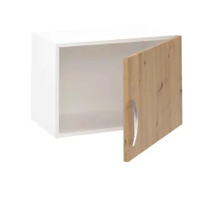 Meuble haut de cuisine avec 1 porte coloris Chêne Albar - Hauteur 40 x Longueur 60 x profondeur 35 cm