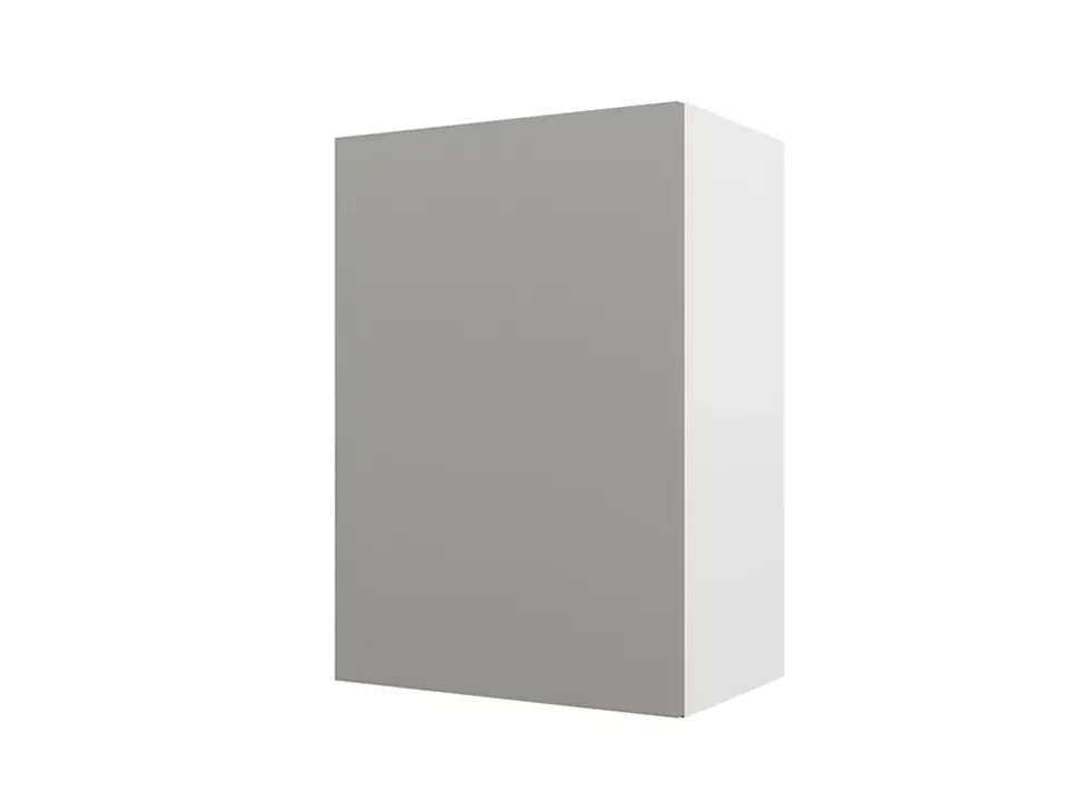 Meuble haut de cuisine avec 1 porte GoodHome Stevia gris mat L. 50 x H. 72 cm