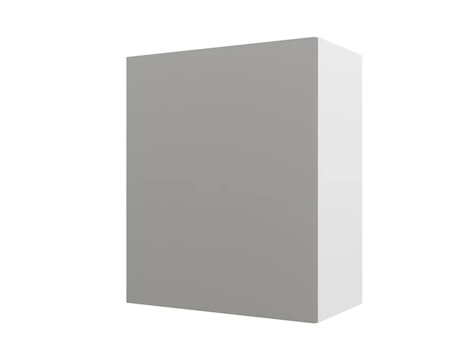 Meuble haut de cuisine avec 1 porte GoodHome Stevia gris mat L. 60 x H. 72 cm