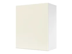 Meuble haut de cuisine avec 1 porte GoodHome Stevia crème brillant L. 60 x H. 72 cm