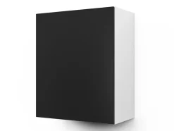 Meuble haut de cuisine avec 1 porte GoodHome Stevia noir L. 60 x H. 72 cm