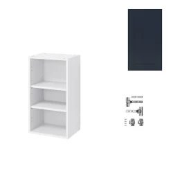 Meuble haut de cuisine avec 1 porte GoodHome Artemisia bleu L. 40 x H. 72 cm