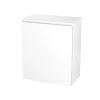 Meuble haut de cuisine avec 1 porte GoodHome Garcinia blanc brillant L. 60 x H. 72 cm
