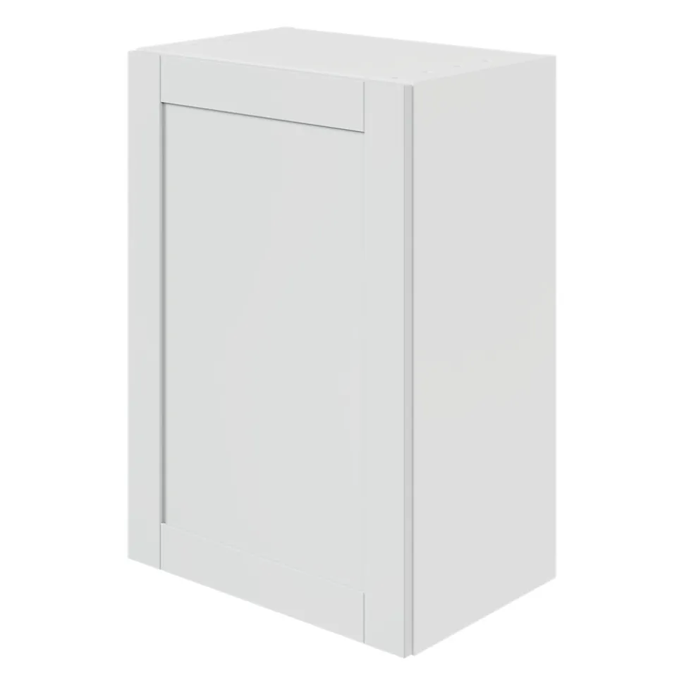 Meuble haut de cuisine avec 1 porte GoodHome Ash gris mat L. 50 x H. 72 cm