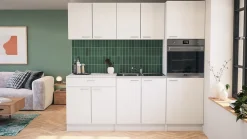 Meuble haut de cuisine Primalight 2 portes L. 80 cm blanc