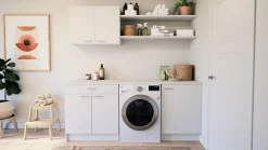 Meuble haut de cuisine Primalight 2 portes L. 80 cm blanc