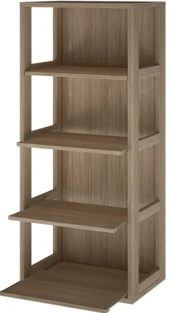 Meuble Range Bouteille de vin Série Godello en Chêne massif 4 caisses de bois