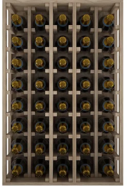 Meuble Range Bouteille de vin Série Godello en Chêne massif 40 magnums