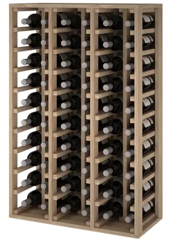 Meuble Range Bouteille de vin Série Godello en Chêne massif 60 bouteilles