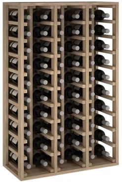 Meuble Range Bouteille de vin Série Godello en Chêne massif 60 bouteilles