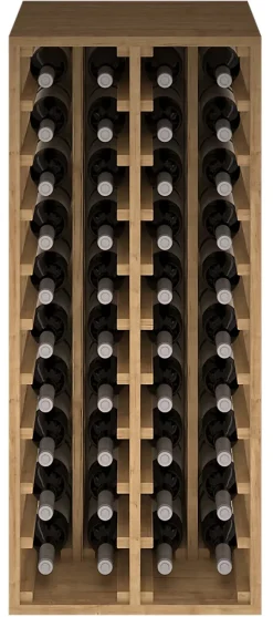 Meuble Range Bouteille de vin Série Godello en Pin Clair 40 bouteilles