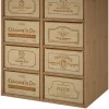 Meuble Range Bouteille de vin Série Godello en Chêne massif 8 caisses de bois