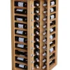 Meuble Range Bouteille de vin Série Godello en Pin Clair coin 30 bouteilles