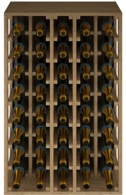 Meuble Range Bouteille de vin Série Godello en Pin Clair 40 magnums