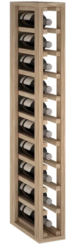 Meuble Range Bouteille de vin Série Godello en Chêne massif 10 bouteilles