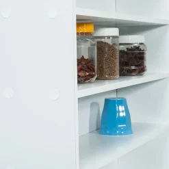 Meuble rayonnage blanc 5 étagères WERKA PRO