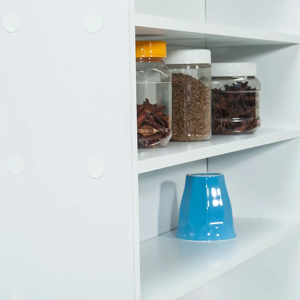 Meuble rayonnage blanc 5 étagères WERKA PRO