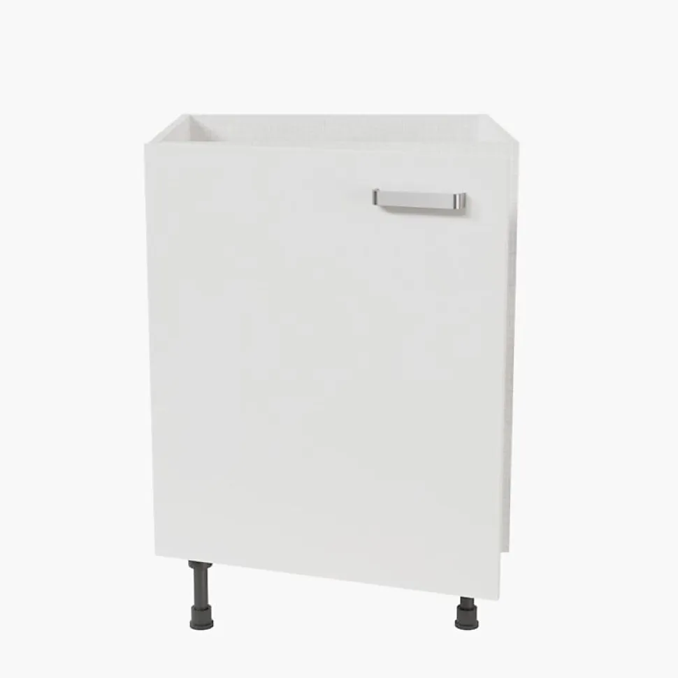 Meuble sous évier - 60 cm - Caisson coloris Lino