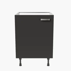 Meuble sous évier - 60 cm - Caisson coloris Lino