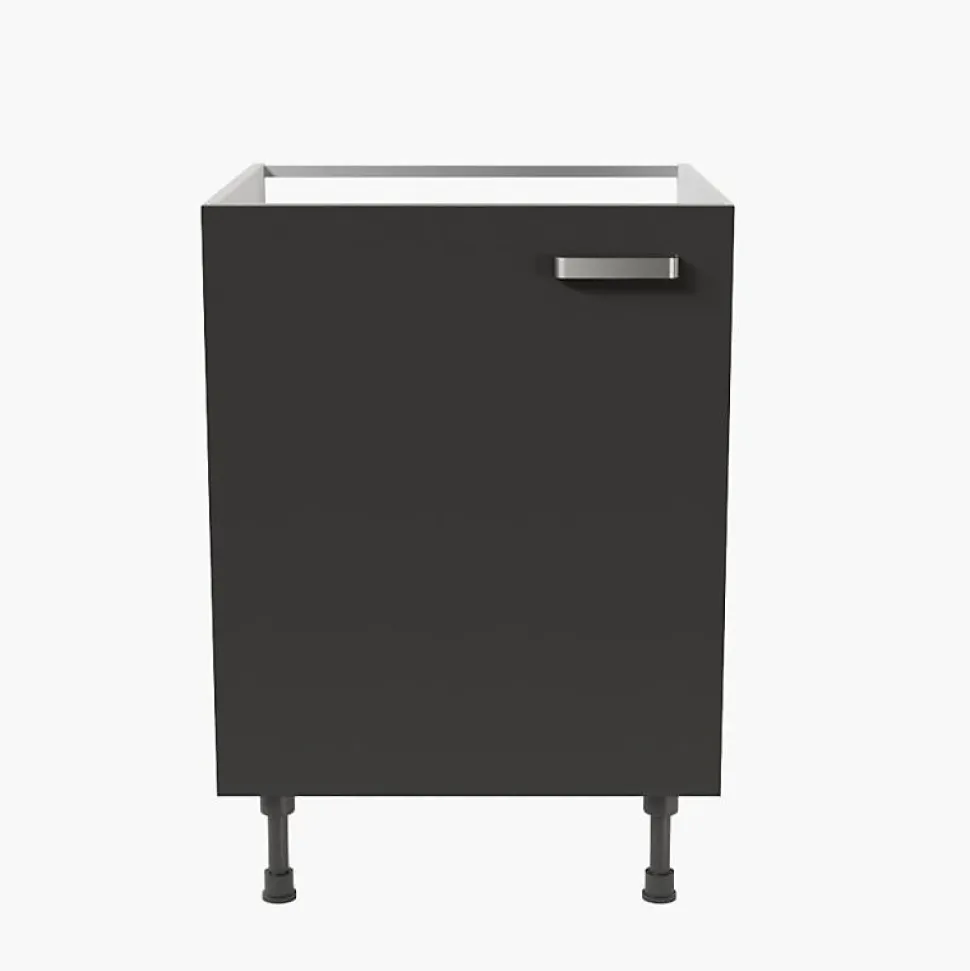 Meuble sous évier - 60 cm - Caisson coloris Lino