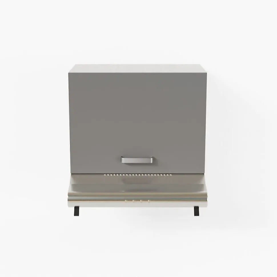 Meuble sur hotte - 60 cm - Caisson coloris Lino