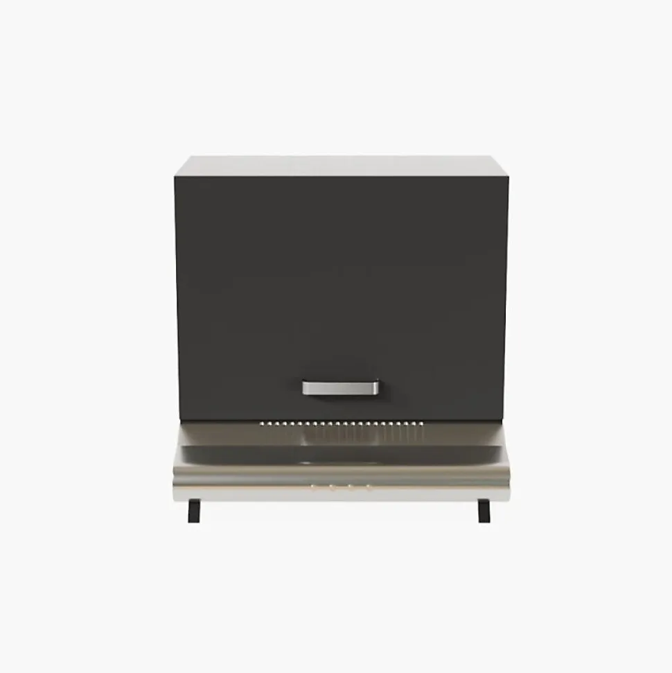 Meuble sur hotte - 60 cm - Caisson coloris Lino